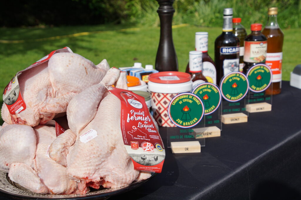 Produits frais du Championnat de France cuisine Brasero