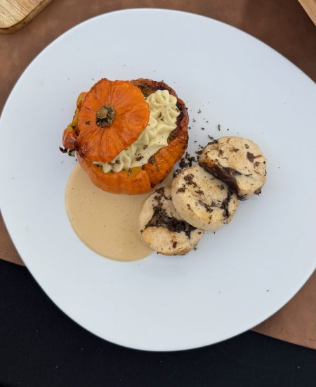 Plat cuisiné brasero